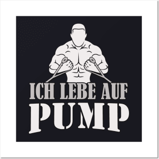 Workout Body Building Humor Leben auf Pump Posters and Art